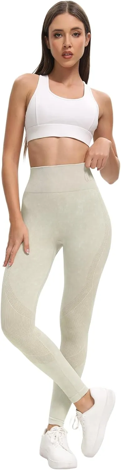 High Waisted Leggings for Women Tummy Control Soft Butt Lifting Yoga Pants Stretchy Workout Non See Through Leggings