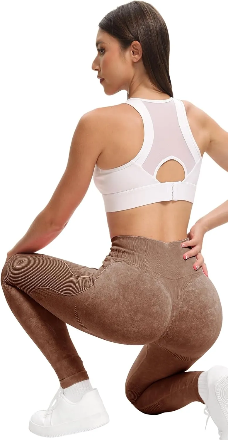 High Waisted Leggings for Women Tummy Control Soft Butt Lifting Yoga Pants Stretchy Workout Non See Through Leggings