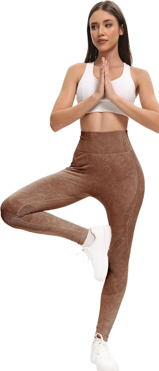 High Waisted Leggings for Women Tummy Control Soft Butt Lifting Yoga Pants Stretchy Workout Non See Through Leggings
