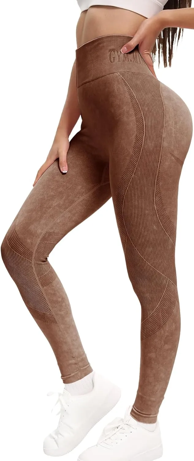 High Waisted Leggings for Women Tummy Control Soft Butt Lifting Yoga Pants Stretchy Workout Non See Through Leggings