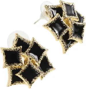 Homoyoyo Vintage Earrings Set for Women Double-layer Statement Earrings Minimalist Fashion for Women