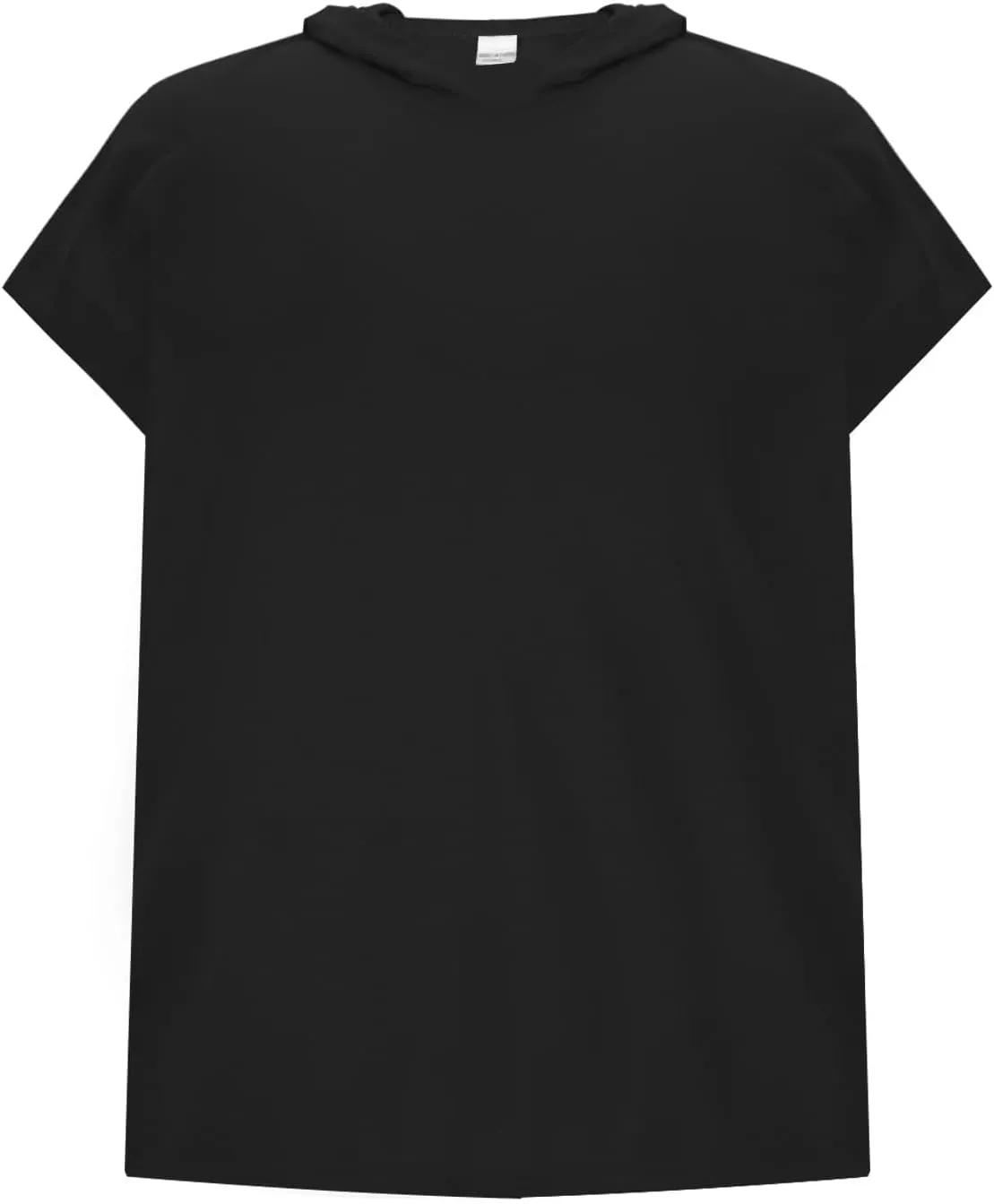 Hooded Tank Tops for Men Sleeveless Cut Off Summer Workout T Shirt Muscle Bodybuilding Gym Hoodies Loose Fit Tees