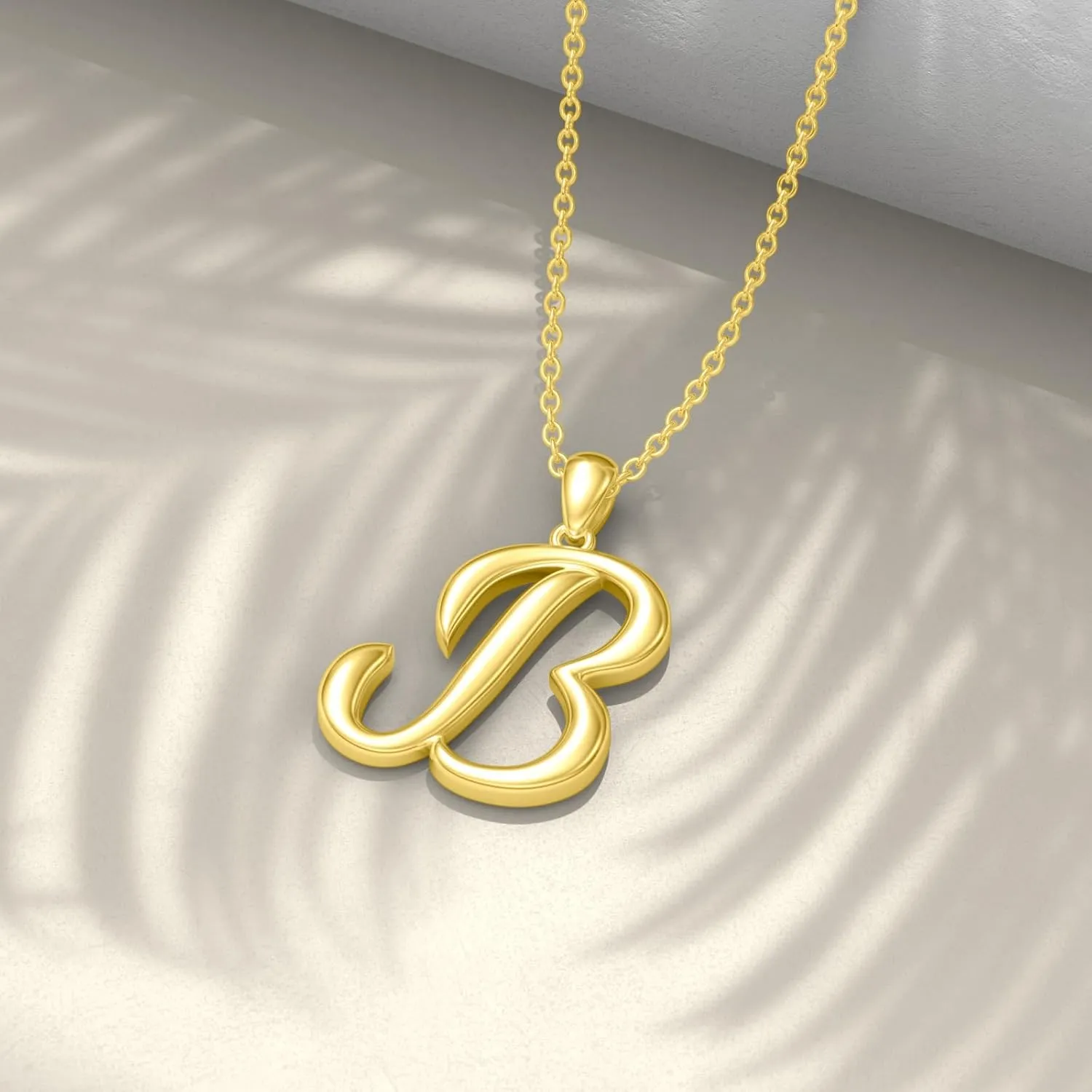 Initial Necklaces 26 Capital Letter Necklaces S925 Sterling Silver Letter Pendant Initial Necklace for Women