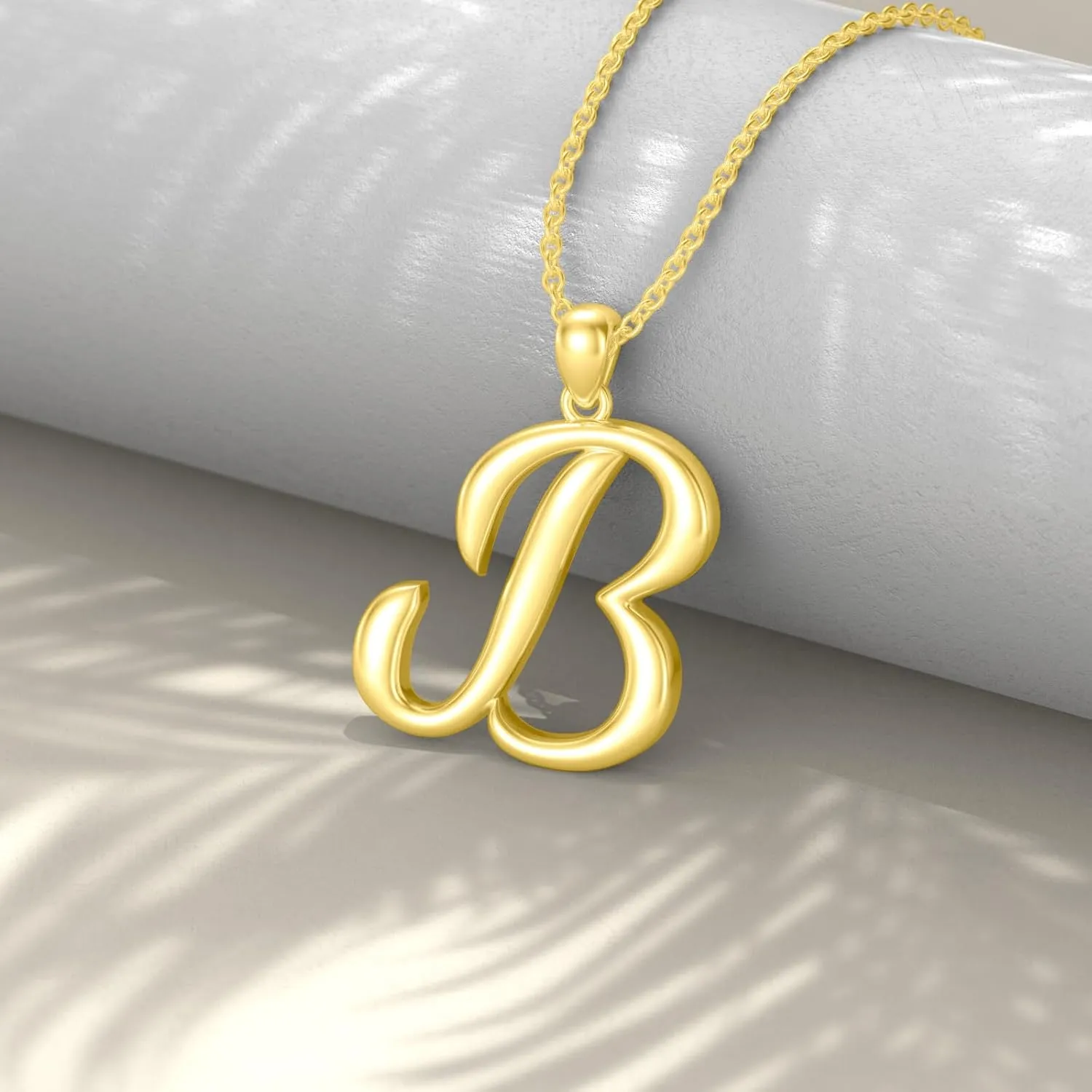 Initial Necklaces 26 Capital Letter Necklaces S925 Sterling Silver Letter Pendant Initial Necklace for Women