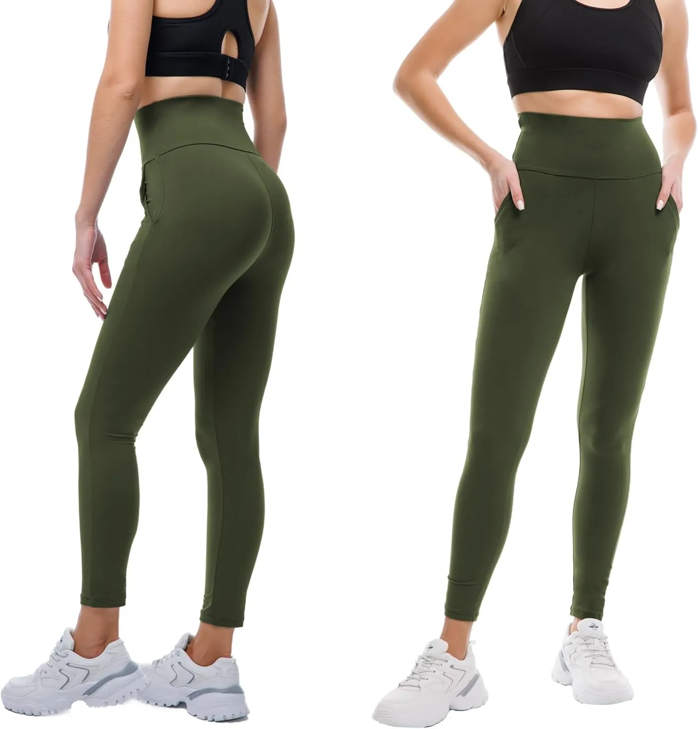 Ipletix Leggings with Pockets for Women, High Waisted Leggings Buttery Soft Non See Through Workout Yoga Pants