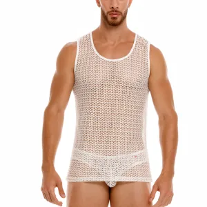JOR Elegant White Lace Tank Top from Porto
