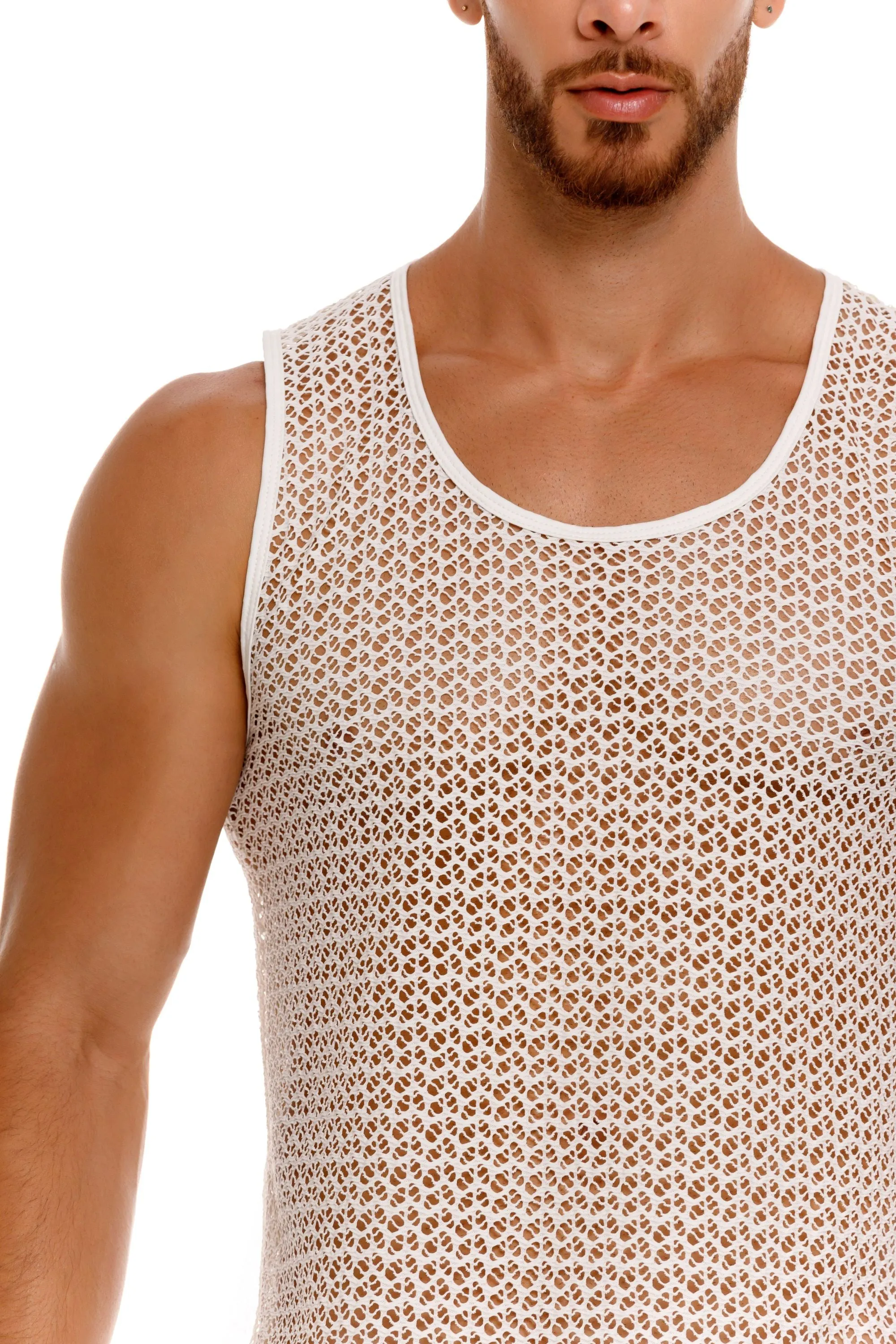 JOR Elegant White Lace Tank Top from Porto