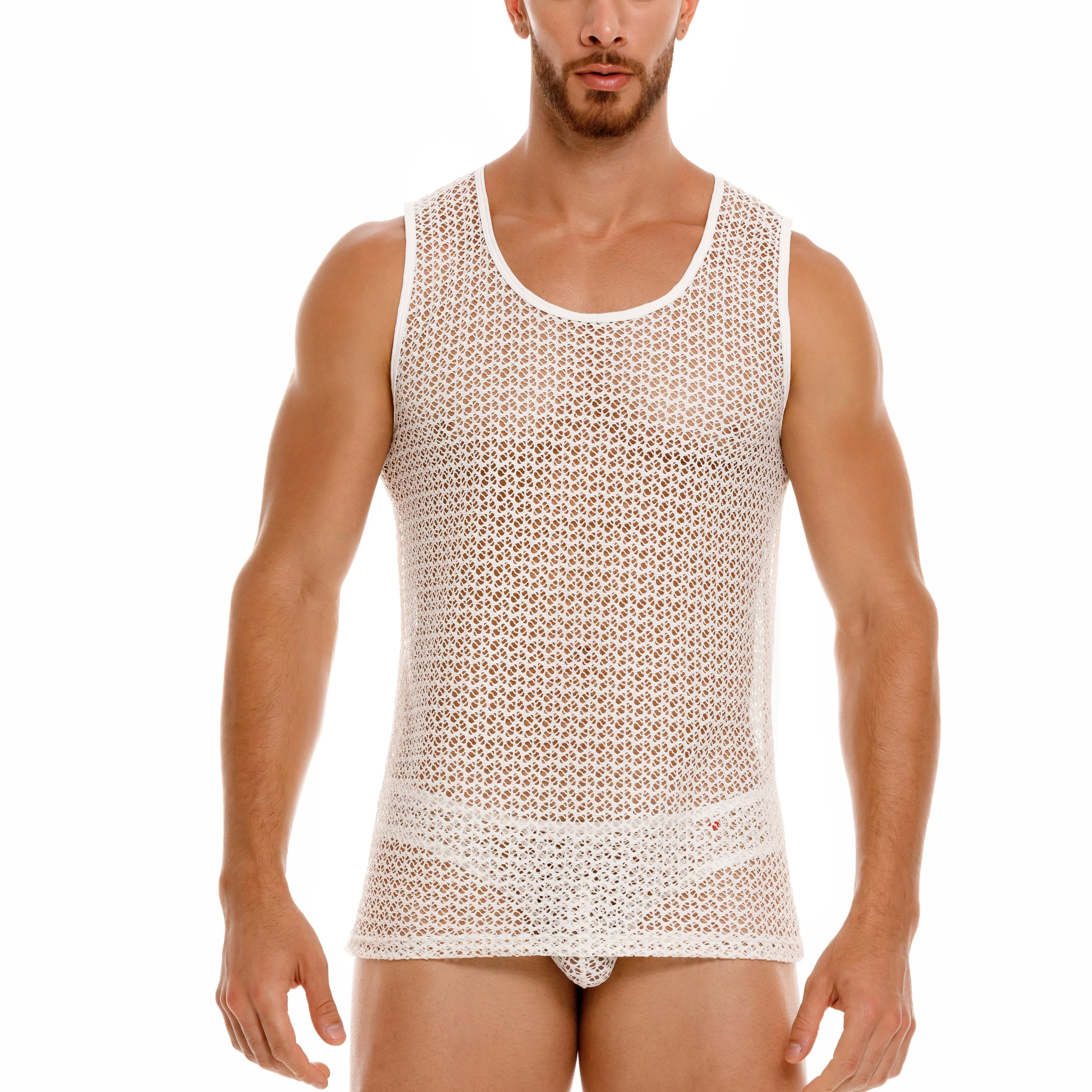 JOR Elegant White Lace Tank Top from Porto