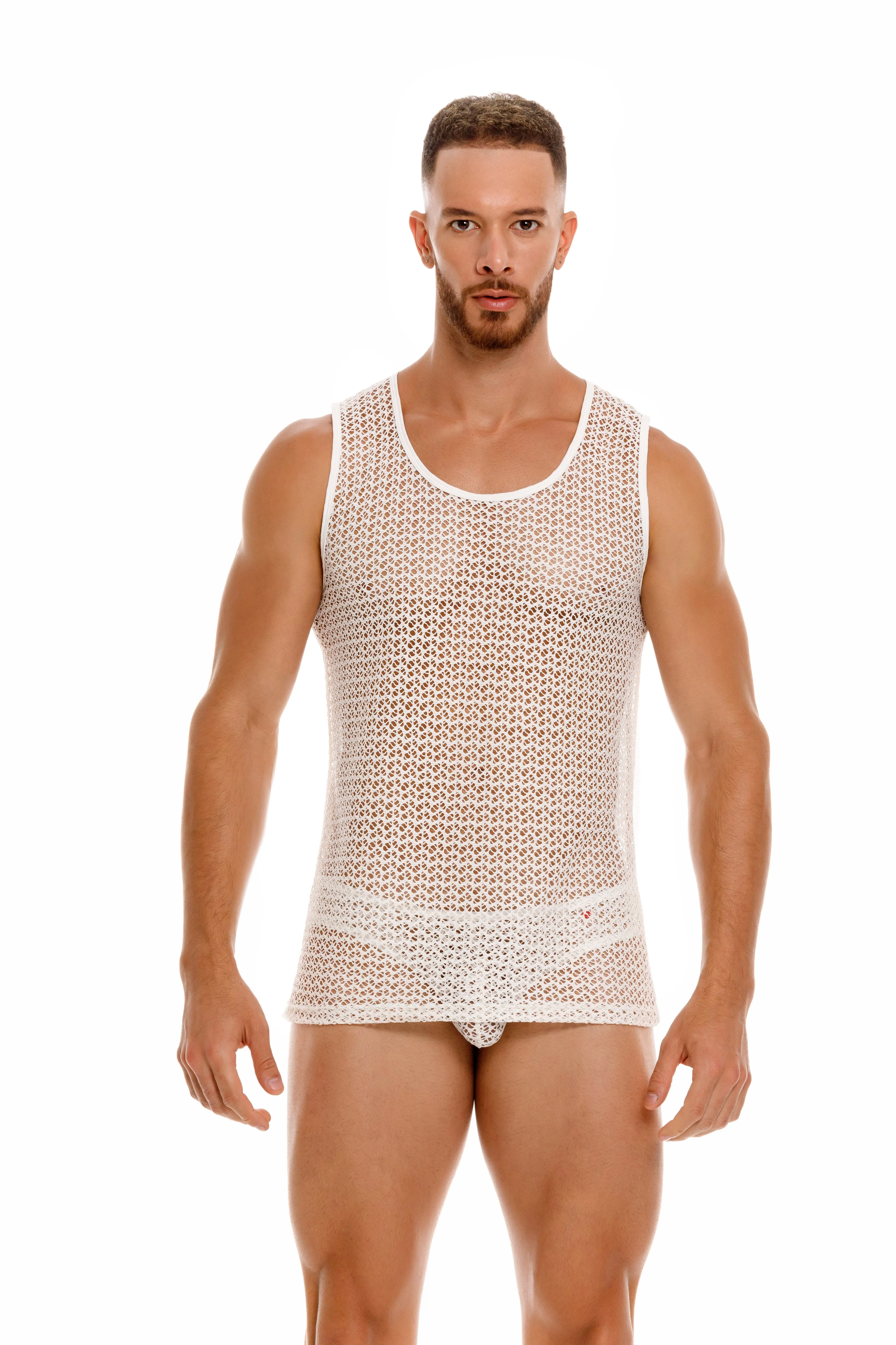 JOR Elegant White Lace Tank Top from Porto