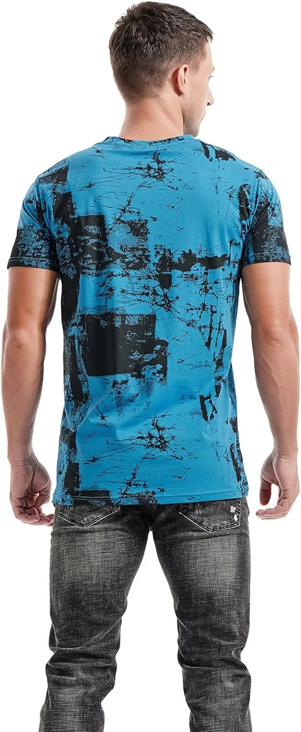 KLIEGOU Mens Hipster Hiphop Tees - Fashion Print T-Shirts