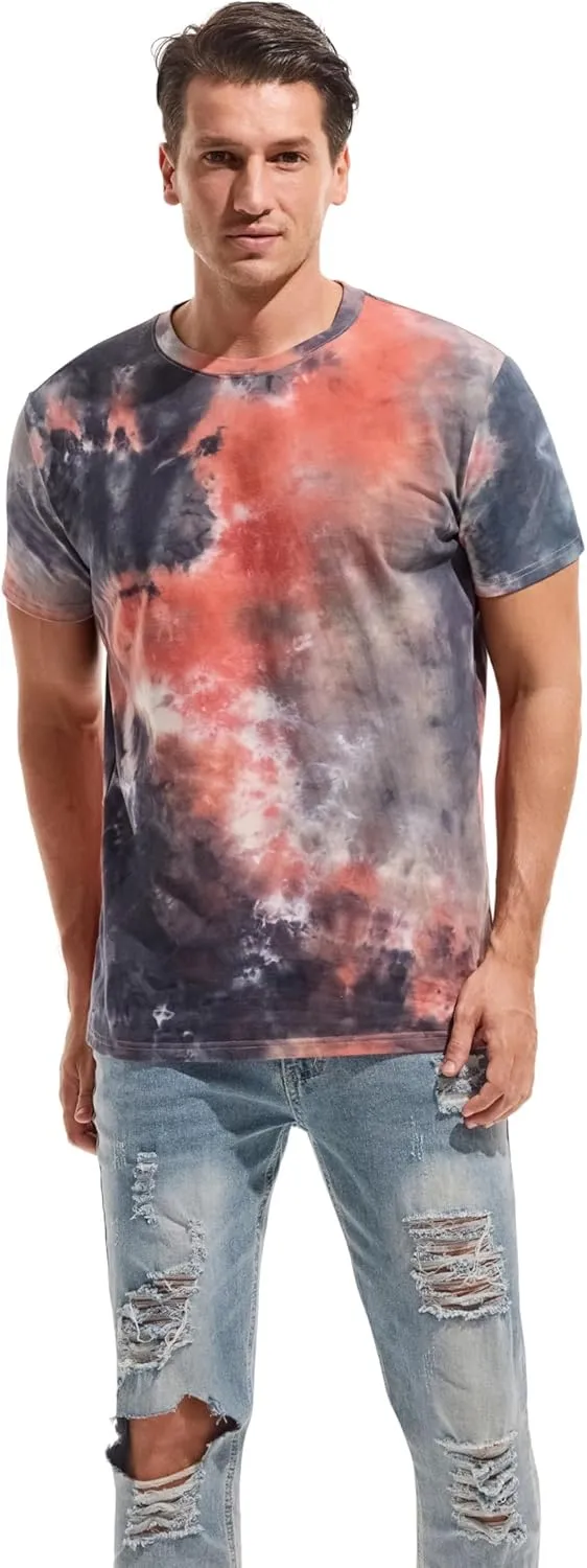 KLIEGOU Mens Hipster Hiphop Tees - Fashion Print T-Shirts