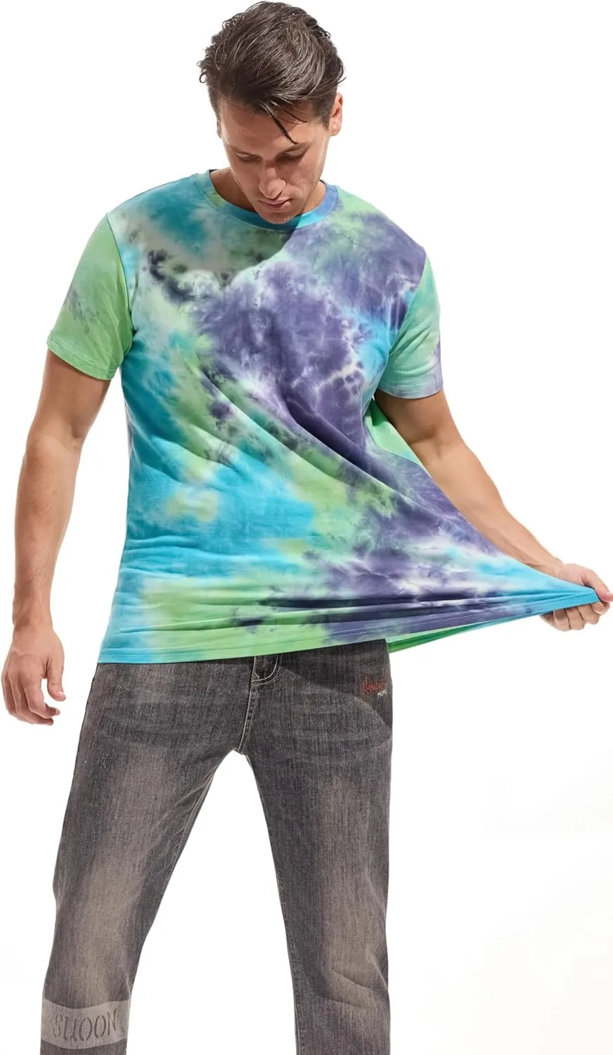 KLIEGOU Mens Hipster Hiphop Tees - Fashion Print T-Shirts
