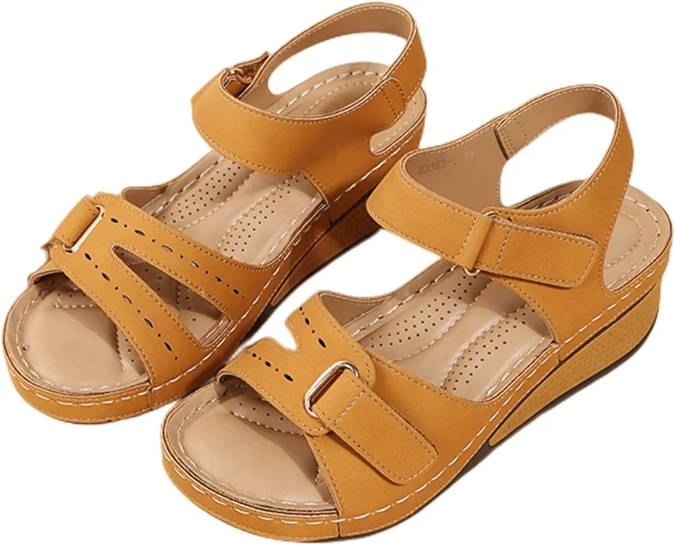 Ladmiple Womens Sandal Comfortable Causal 2023 Summer Flip Flop with Arch Support Beach Roman Open Toe Orthopedic Sandal