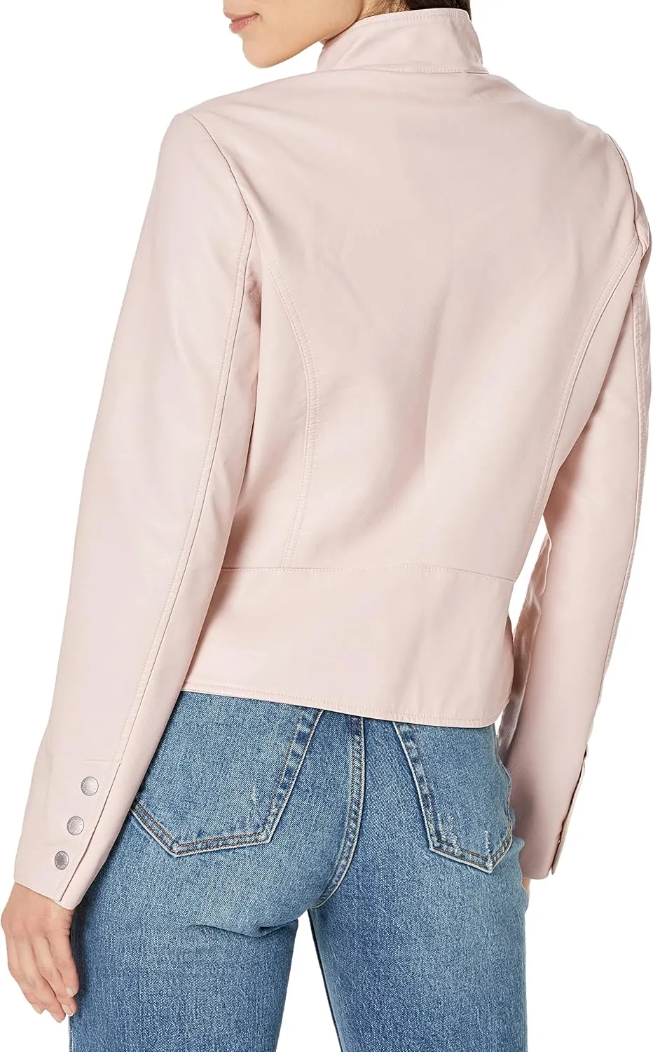Levi's womens Faux Leather Motocross Racer Jacket (Standard and Plus)