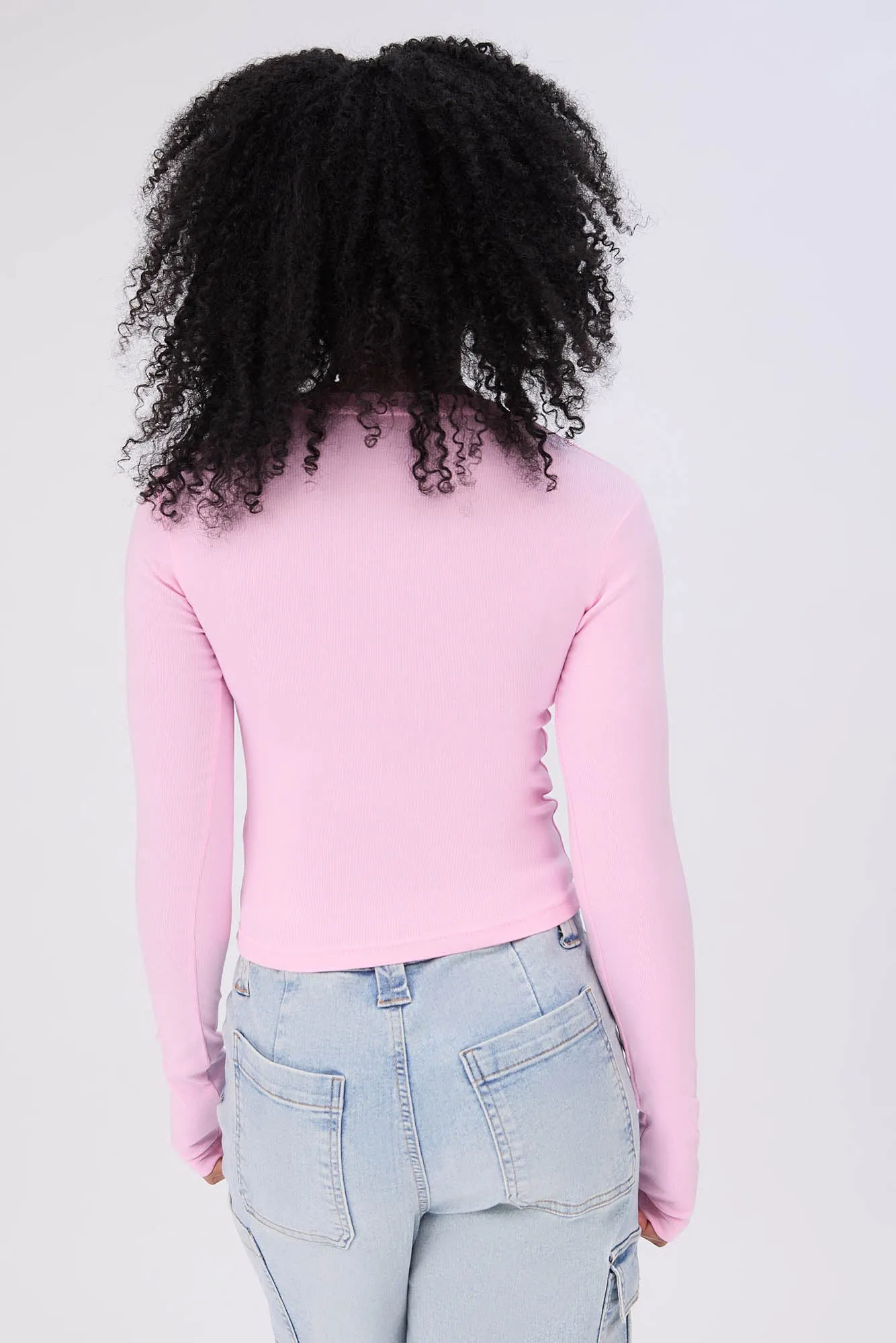 Long Sleeve Crew Neck Baby Tee