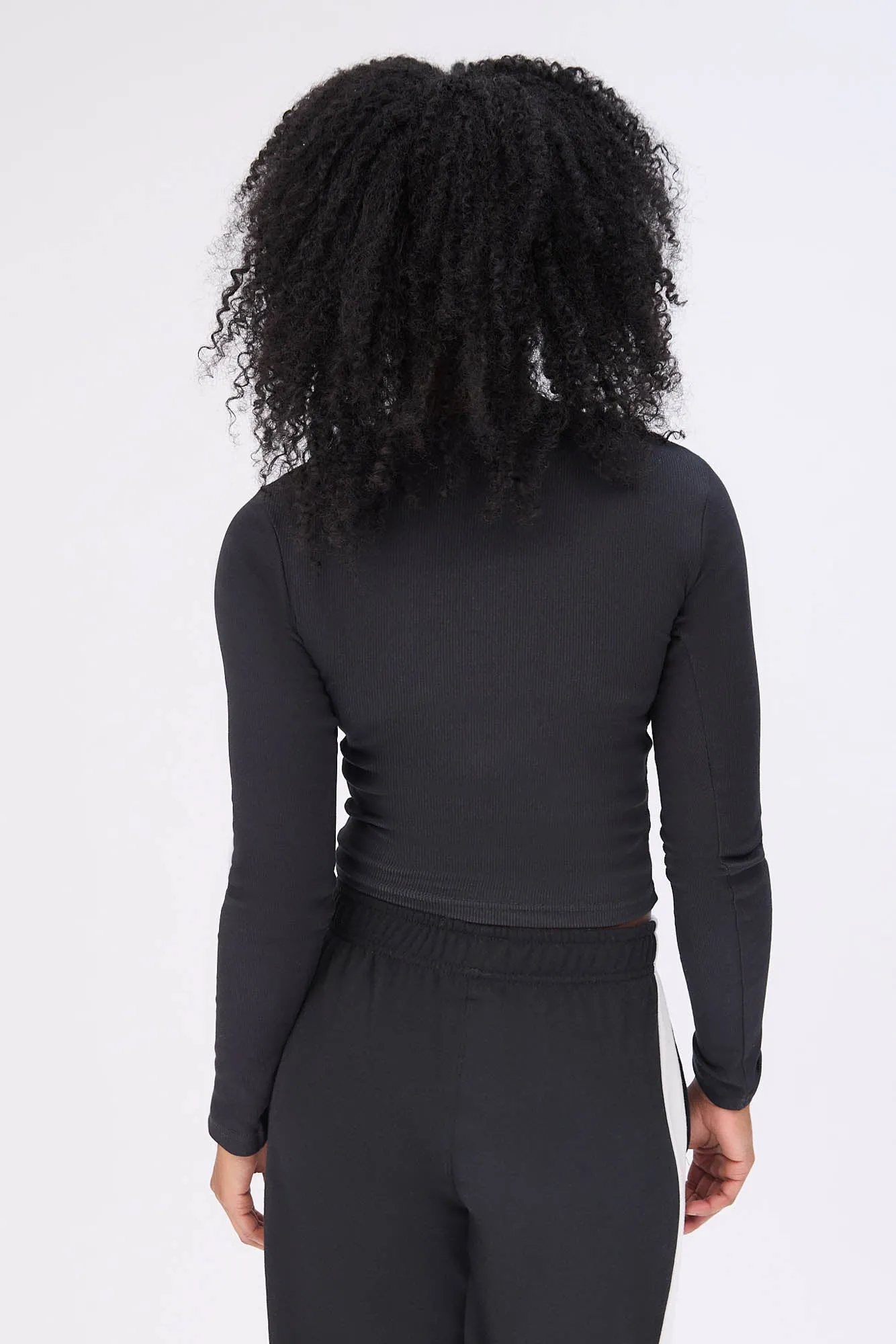 Long Sleeve Crew Neck Baby Tee