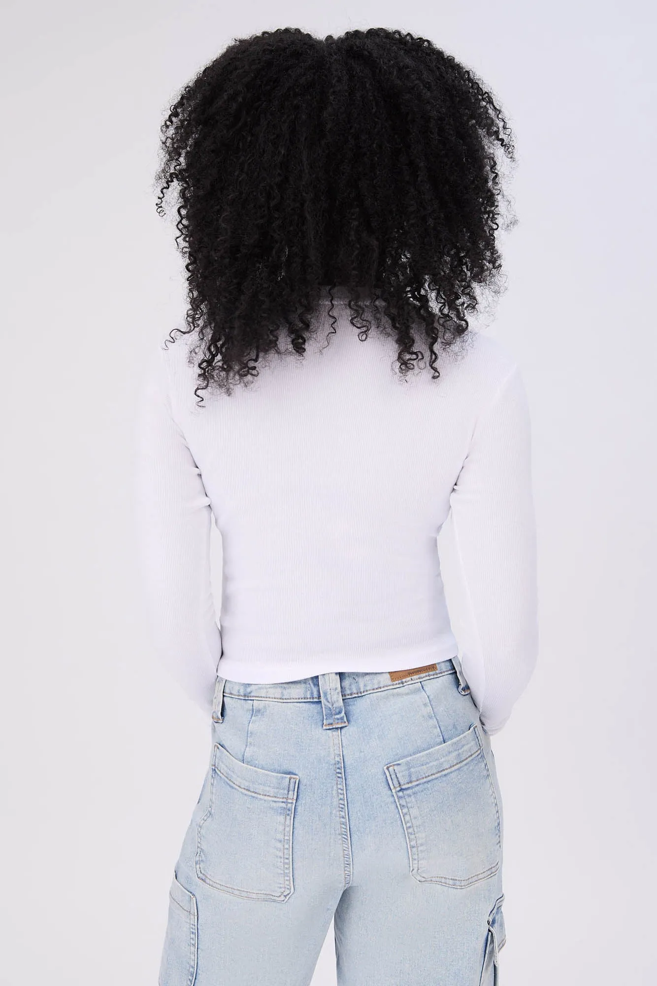 Long Sleeve Crew Neck Baby Tee