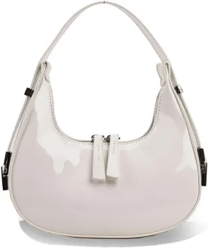 Lxyxinarhy Women's Crescent Shoulder Bag - Y2k Red Purse Retro 90S Top Handle Shoulder Underarm Handbags Clutch Purse