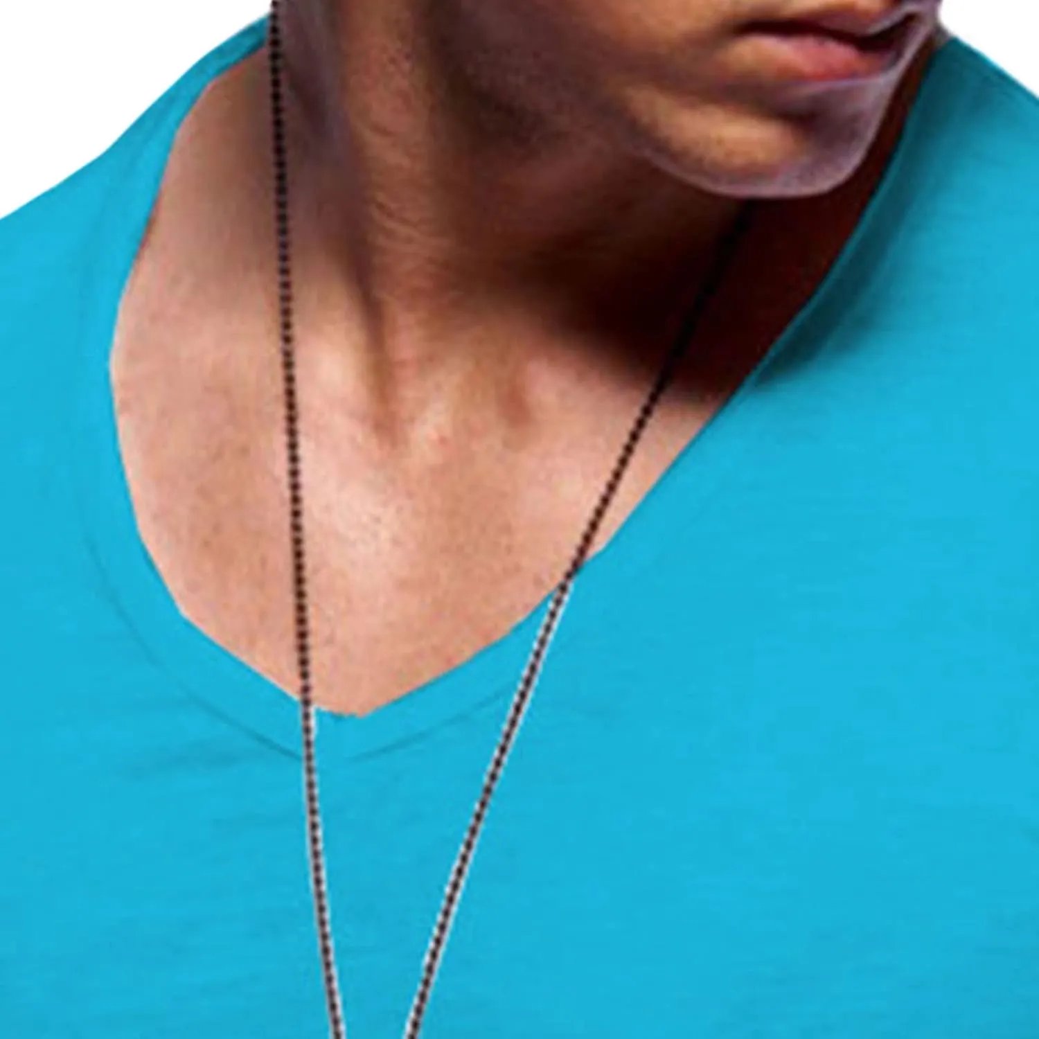 Maiyifu-GJ Men's V Neck Muscle Workout Athletic T-Shirt Bodybuilding Fashion Short Sleeve Slim Fit Zipper Tee Top