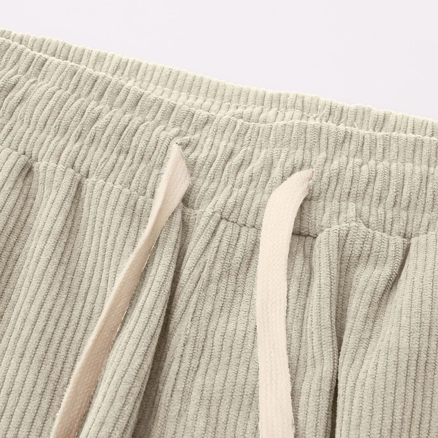 Men Cargo Combat Work Pants Casual Linen Stretch Waistband Pant Workwear Sweatpants Joggers Gym Yoga