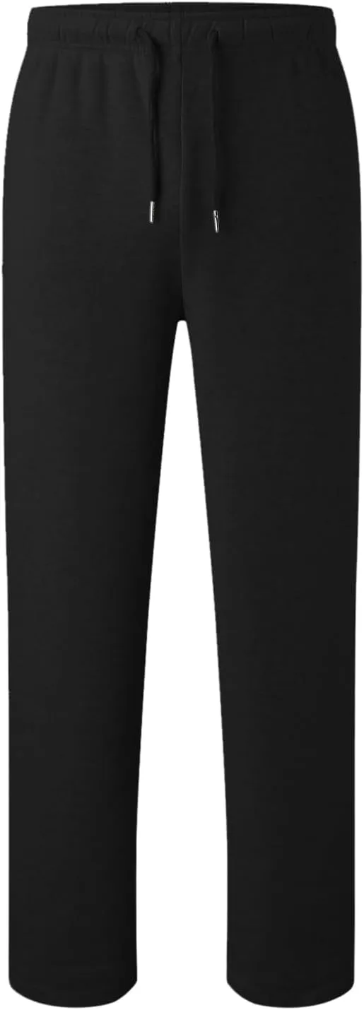 Men Combat Cargo Pants Casual Cotton Stretchy Linen Pant Cuffed Hem Sweatpants Joggers Loose Fit Yoga Sweat