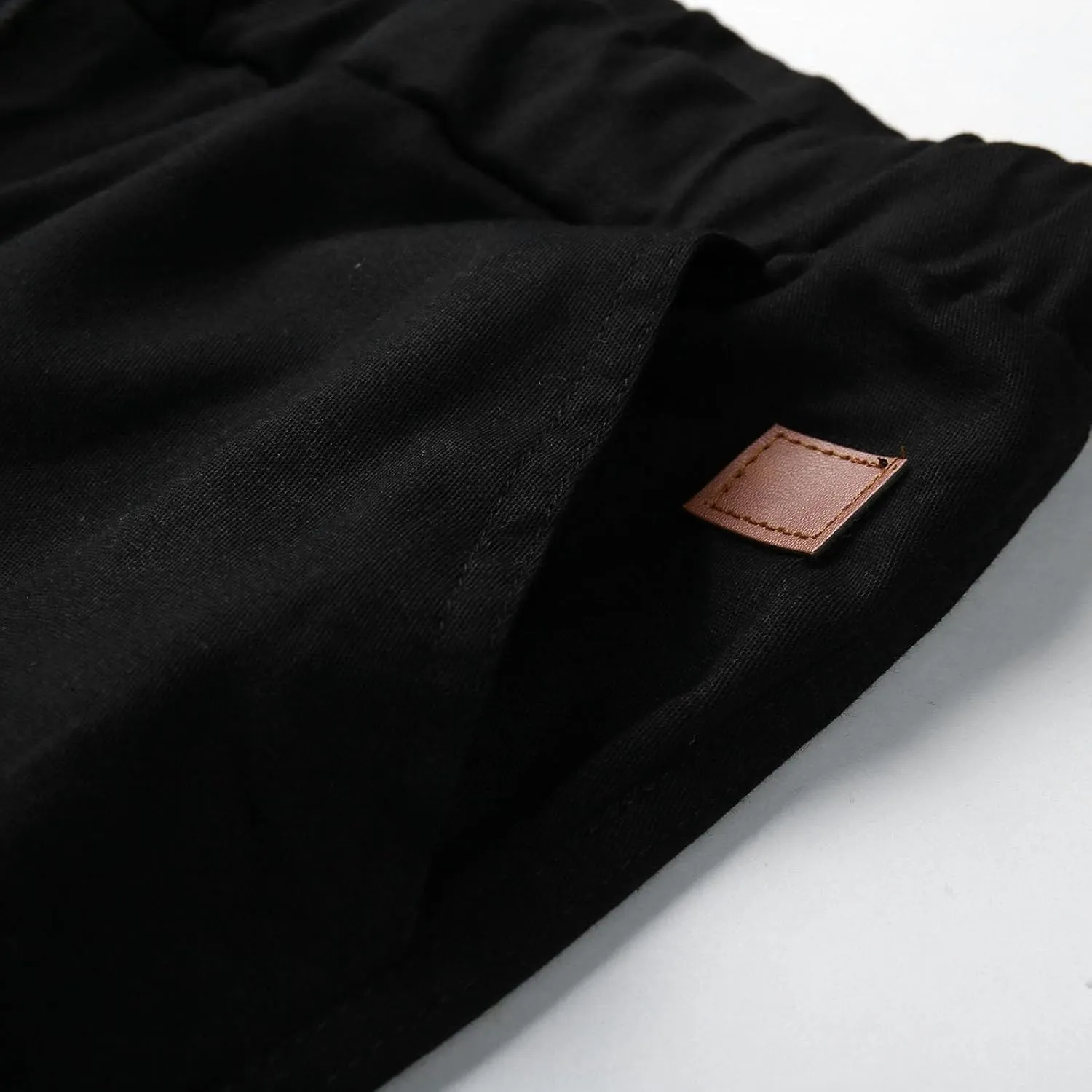 Mens 2023 Fashion Joggers Hiking Sweatpants Drawstring Waist Pants Work Sports Loose Fit Trousers with Pockets