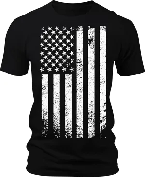 Mens 4Th of July Shirt Short Sleeve Slim Fit Cotton USA Patriotic T Shirts Comfy Casual Summer Graphic American Flag Shirts