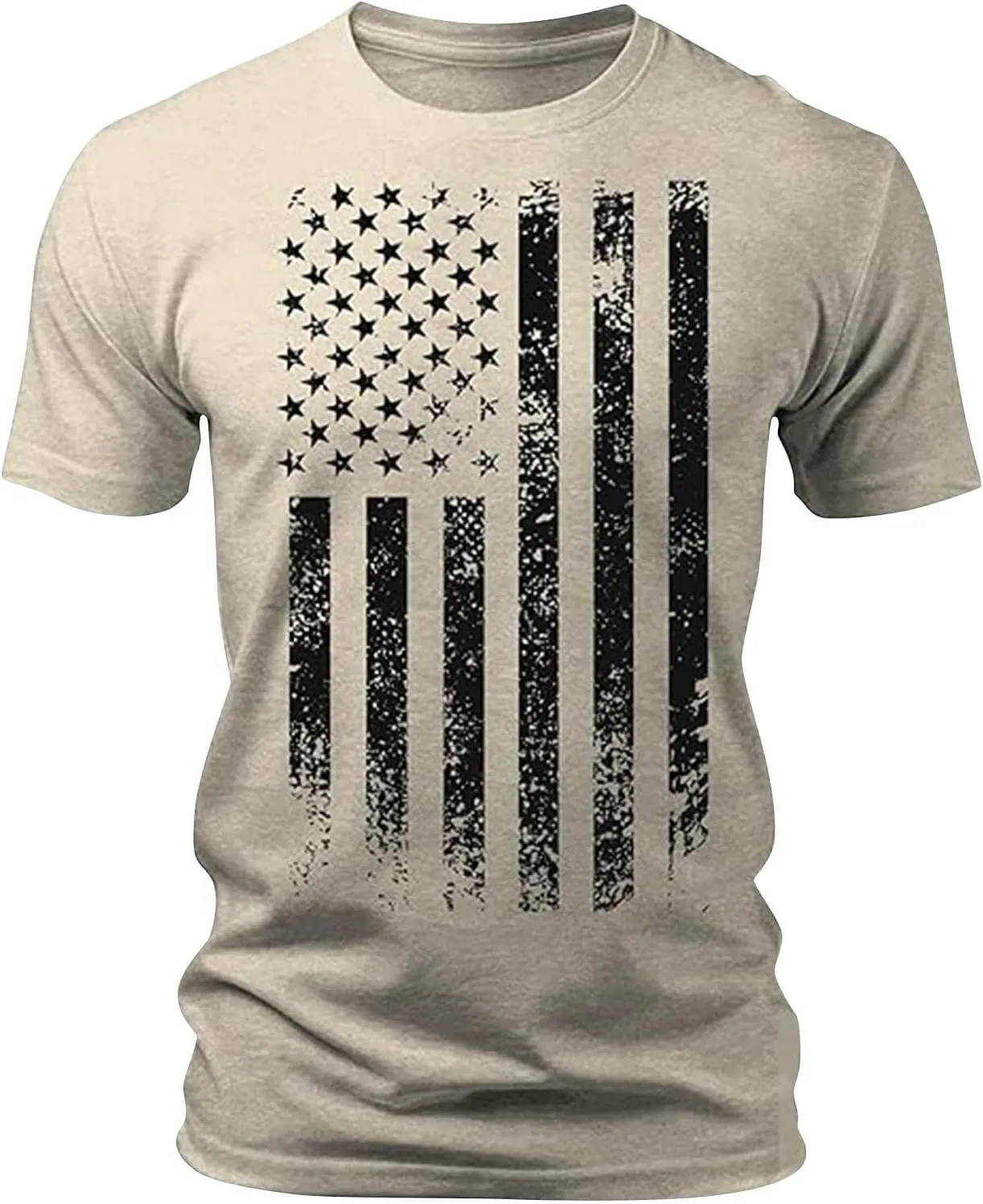 Mens 4Th of July Shirt Short Sleeve Slim Fit Cotton USA Patriotic T Shirts Comfy Casual Summer Graphic American Flag Shirts