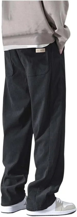 Mens Cargo Combat Work Pant Running Workout Jogger Fashion Lightweight Sweat Pants Loose Straight Leg Pants