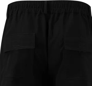 Men's Combat Cargo Pants Casual Linen Stretch Elastic Waist Pant Sweatpant Joggers Baggy Running Sports