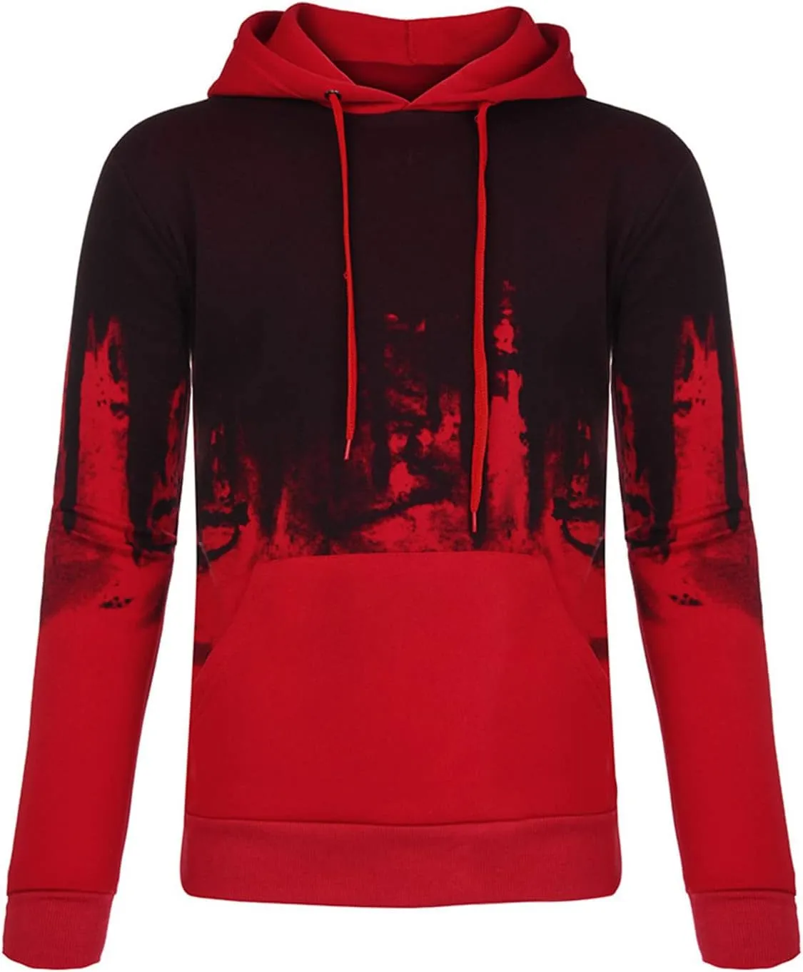 Men's Gym Workout Active Long Sleeve Pullover Lightweight Hoodie Casual Hooded Sweatshirts, M-6XL