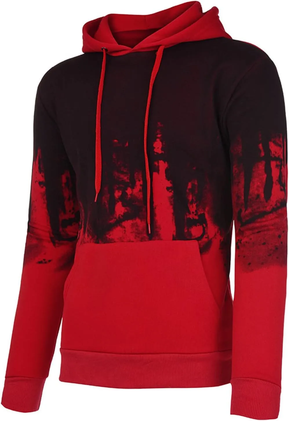 Men's Gym Workout Active Long Sleeve Pullover Lightweight Hoodie Casual Hooded Sweatshirts, M-6XL