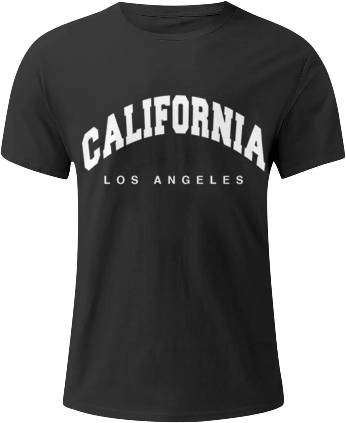 Men's Letter Graphic Tees T Shirts Round Neck Short Sleeve Summer T-Shirt Stylish Gym Workout Tops Tops