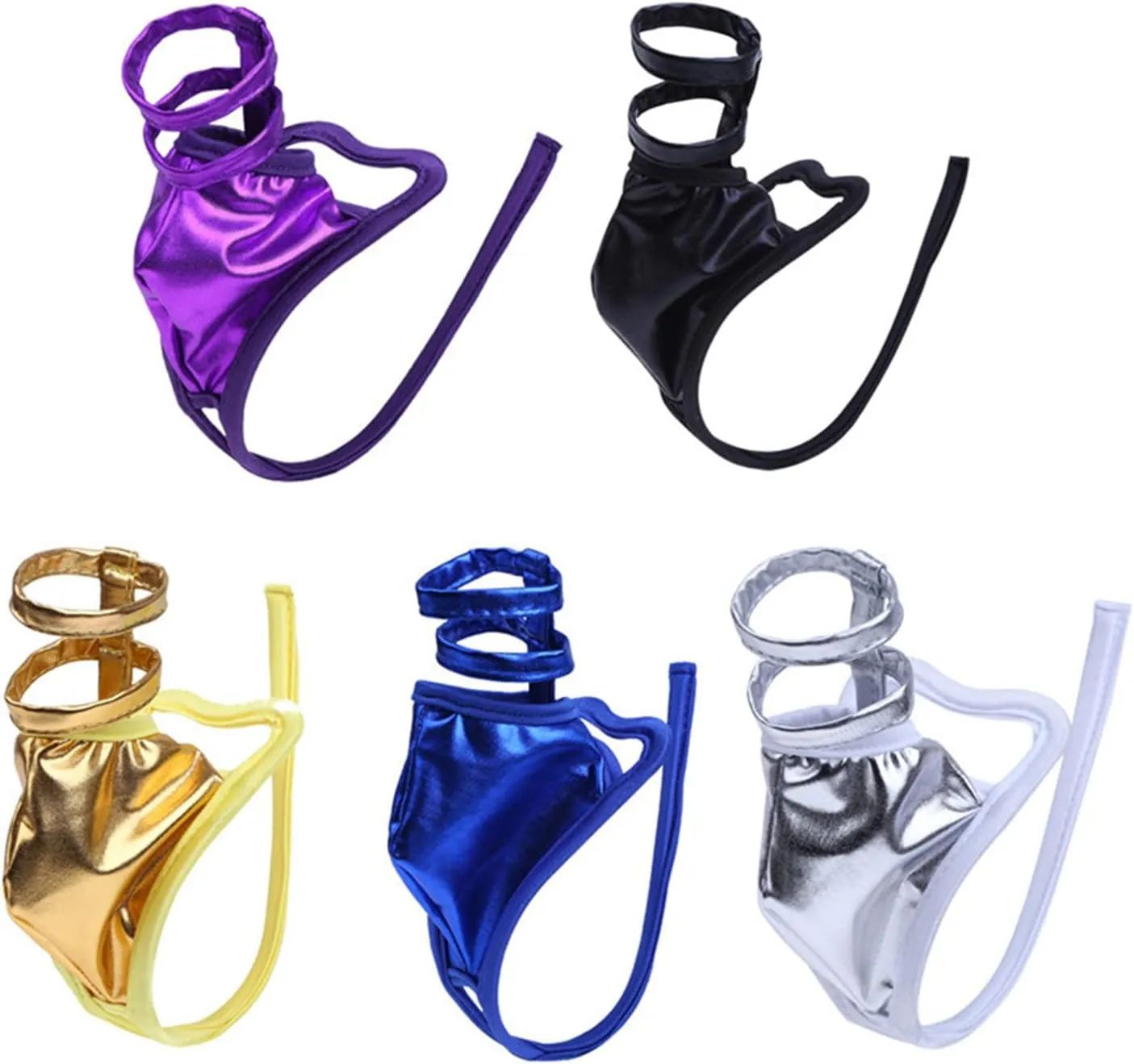 Men's See Through C String Thongs Sexy Low Rise Bulge Thong Underwear U Convex Bulge Pouch Bikini Briefs Shorts