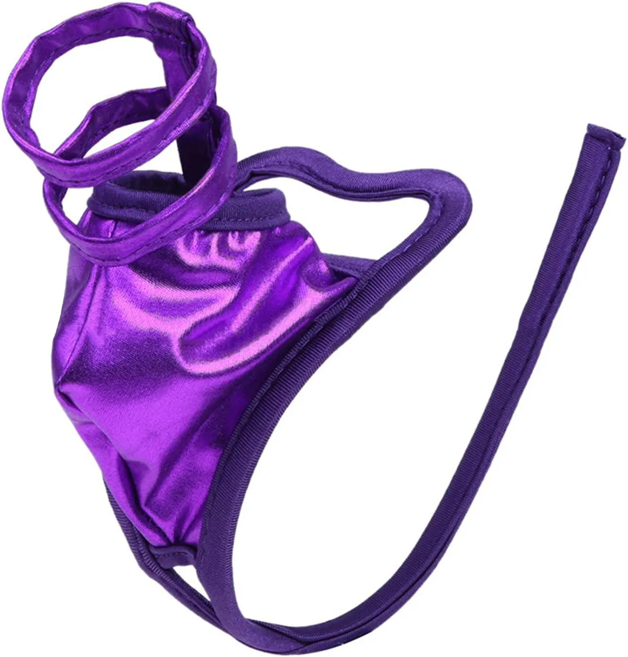 Men's See Through C String Thongs Sexy Low Rise Bulge Thong Underwear U Convex Bulge Pouch Bikini Briefs Shorts