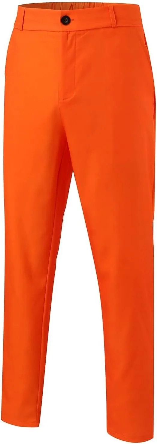 Men's Stretch Jeggings with Pockets Slimming Cotton Pull On Jean Like Leggings Regular Plus Size