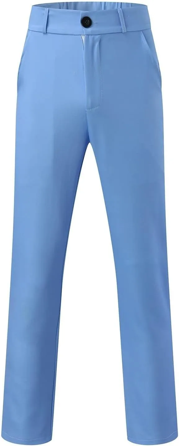 Men's Stretch Jeggings with Pockets Slimming Cotton Pull On Jean Like Leggings Regular Plus Size