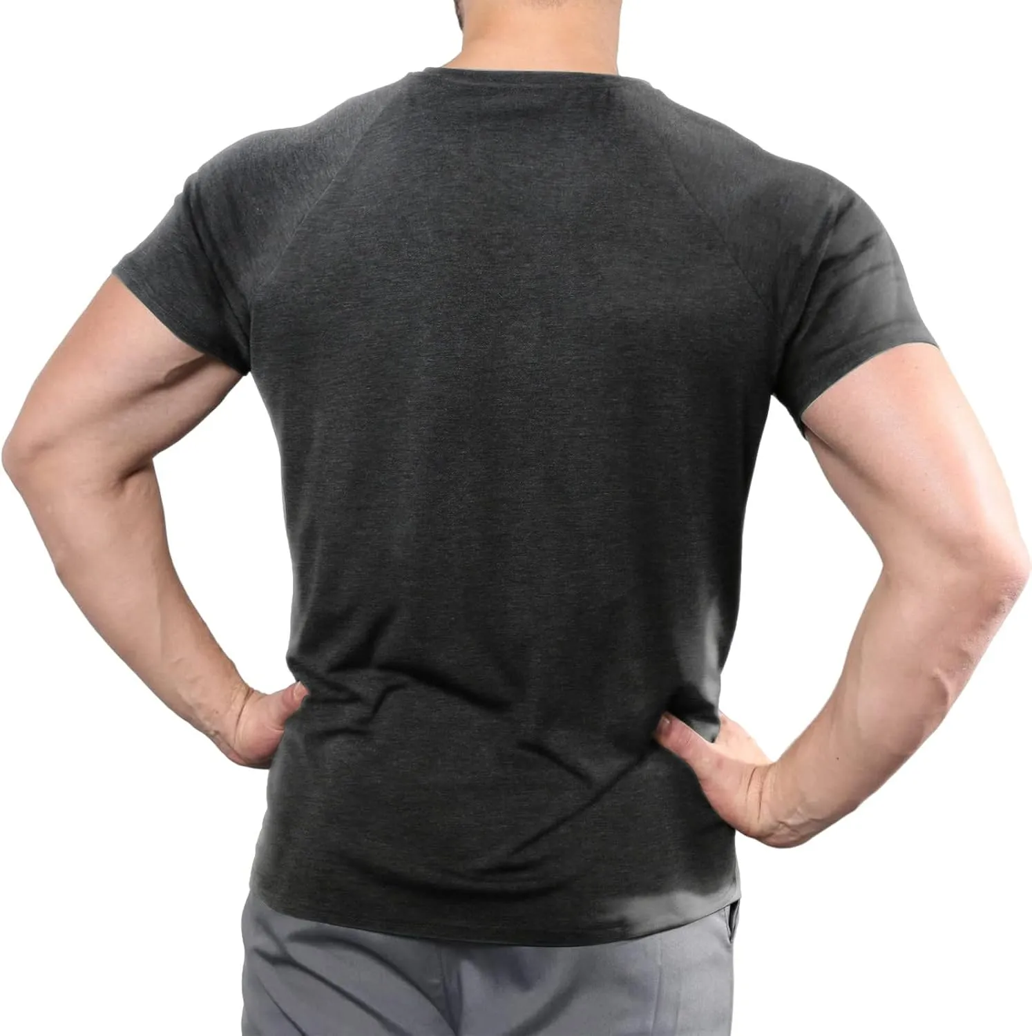 Mens T Shirt Breathable Printed Short Sleeve Summer Regular Fit Outdoor Tees True Comfort Trendy Tops