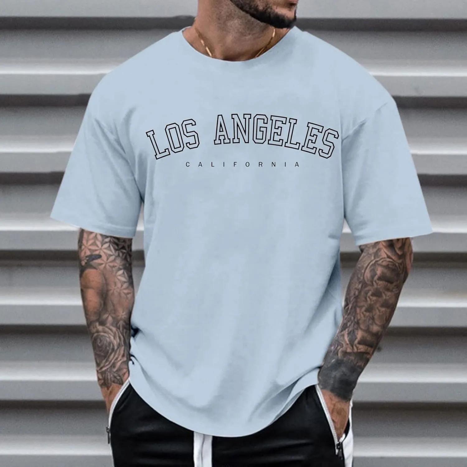 Men's T-Shirts Short Sleeve O Neck Casual Athletic Summer Classic Fit Tees True Comfort Fashion Tops