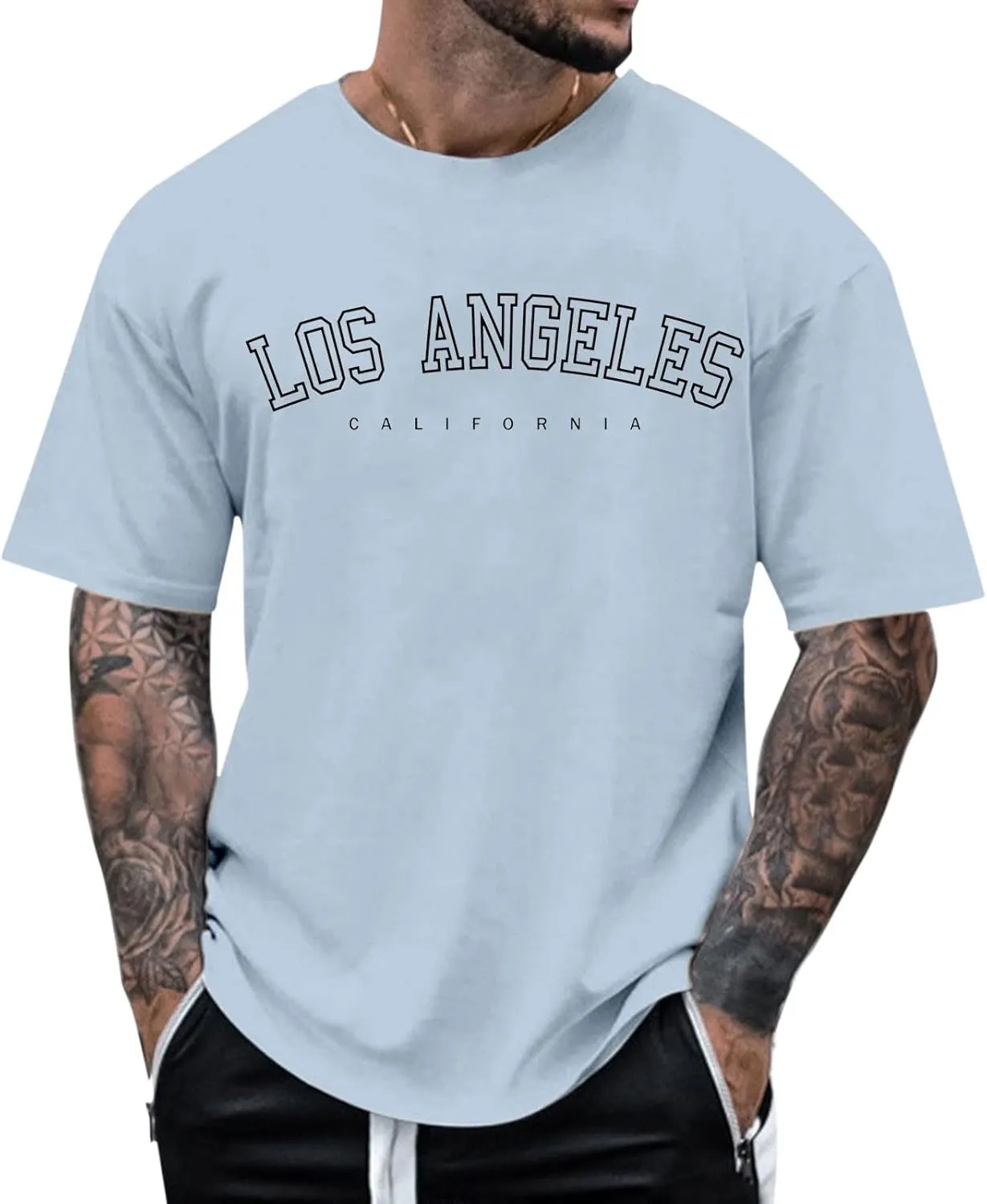 Men's T-Shirts Short Sleeve O Neck Casual Athletic Summer Classic Fit Tees True Comfort Fashion Tops