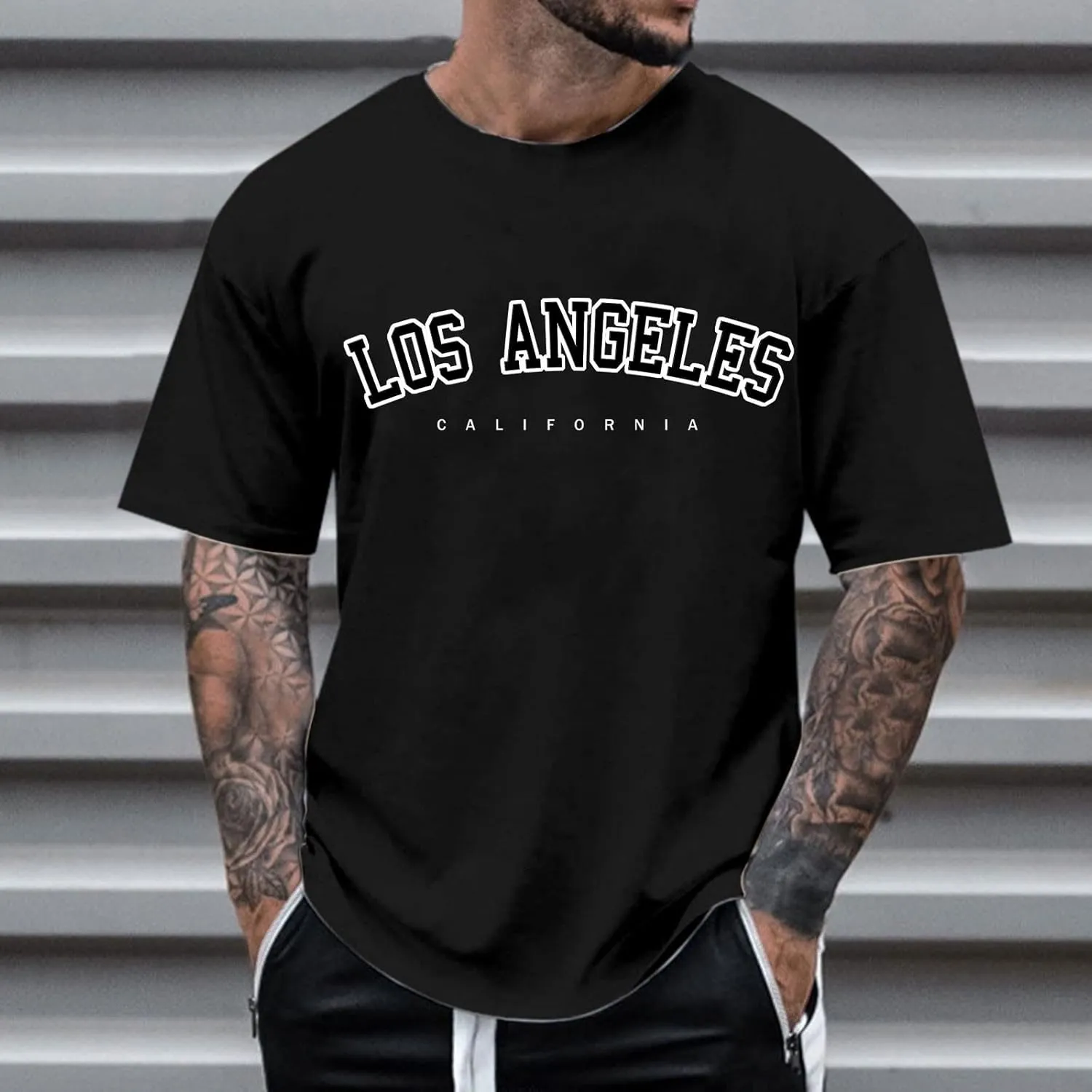 Men's T-Shirts Short Sleeve O Neck Casual Athletic Summer Classic Fit Tees True Comfort Fashion Tops
