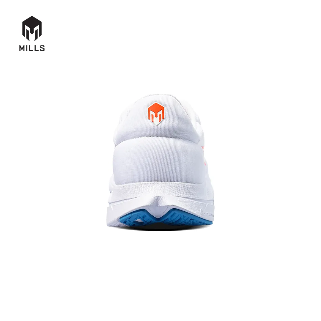 MILLS Sepatu Lari Running Shoes Treximo Vision White/Orange/Blue 9103404
