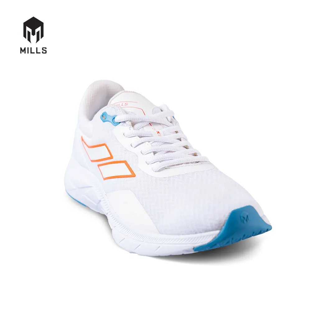 MILLS Sepatu Lari Running Shoes Treximo Vision White/Orange/Blue 9103404