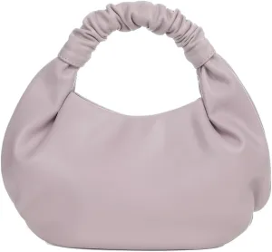 Mini Hobo Tote Bags for Women Soft Leather Clutch Purses for Women Cloud-Shaped Top Handle Bags