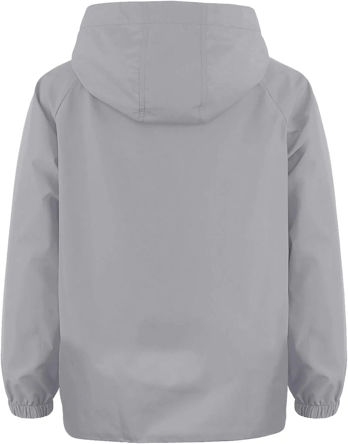 MODAFANS Boys Girls Rain Jacket Waterproof lined Hooded RainCoats Windbreaker