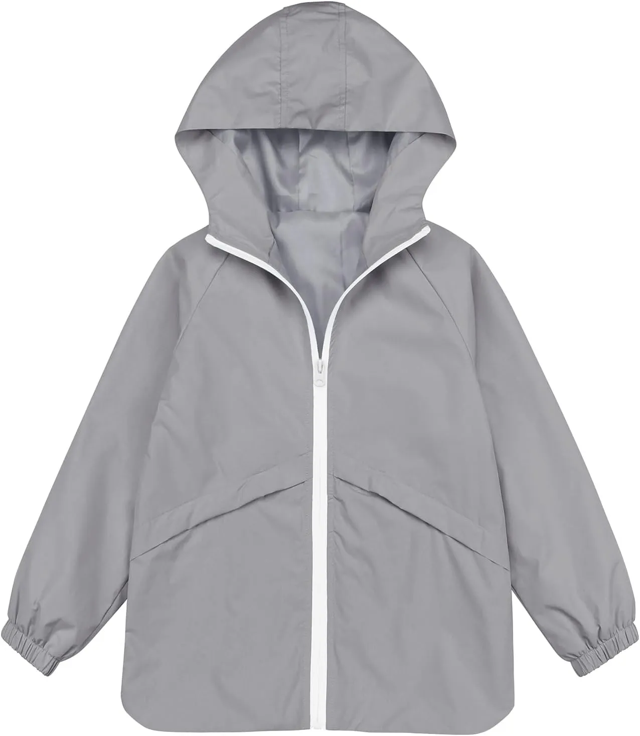 MODAFANS Boys Girls Rain Jacket Waterproof lined Hooded RainCoats Windbreaker