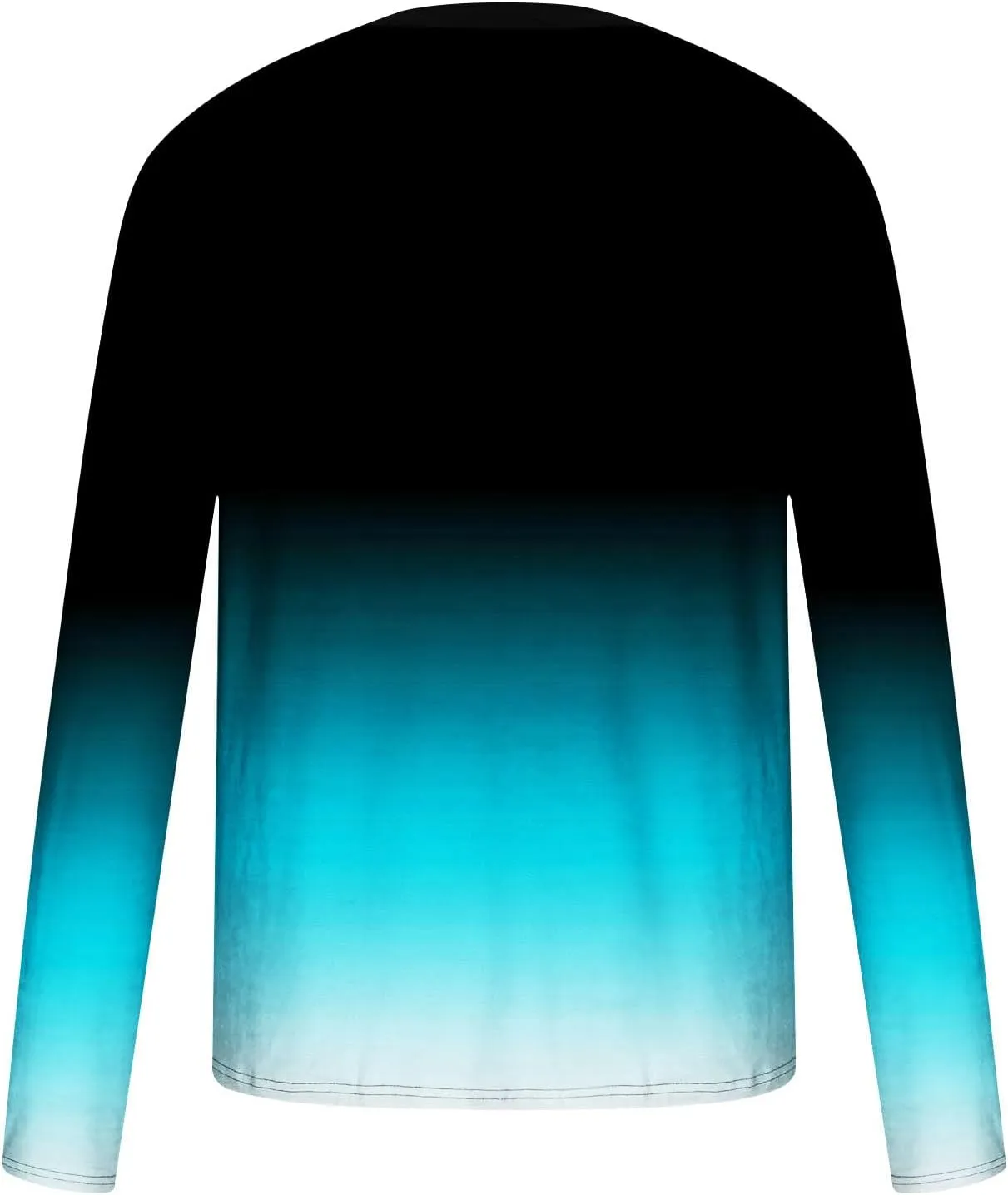 Muscularfit Mens Long Sleeve Shirts Casual Gradient Color Loose Pullover Graphic Tee Shirts Fall Fashion Athletic Sweatshirts