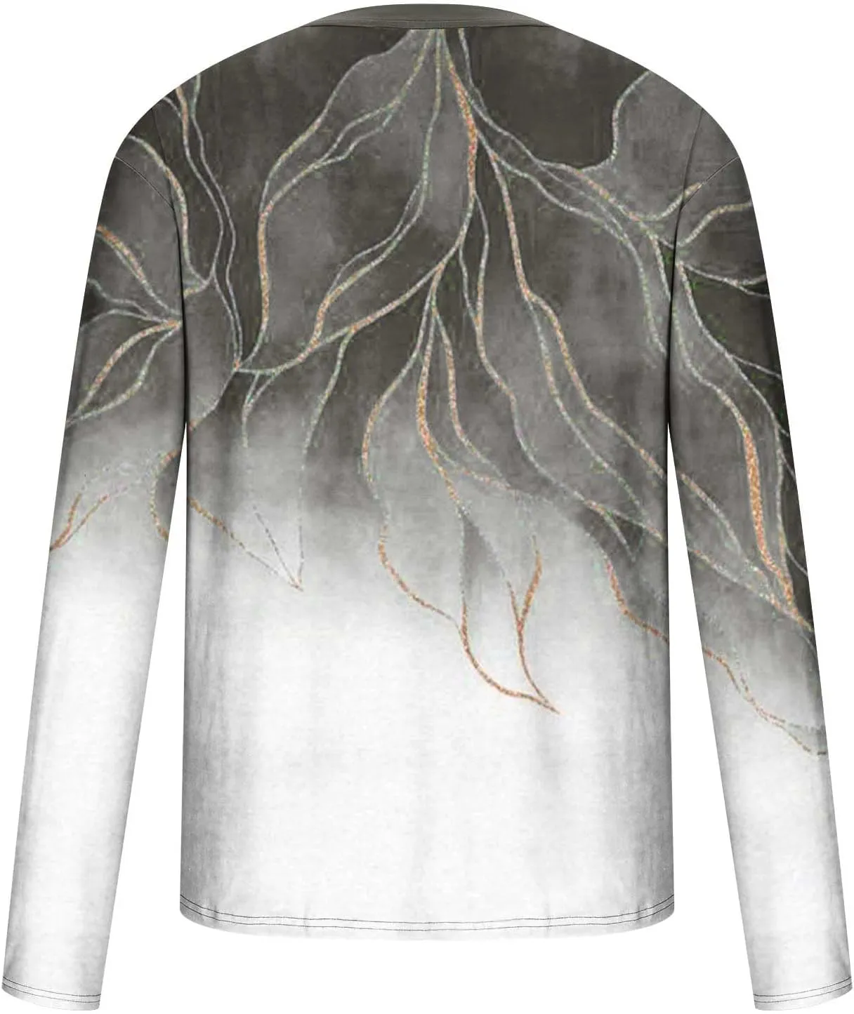 Muscularfit Mens Shirts Casual Big and Tall Long Sleeve Crewneck Sweatshirt Loose Marble Print Graphic Tee Shirt Fall Clothes