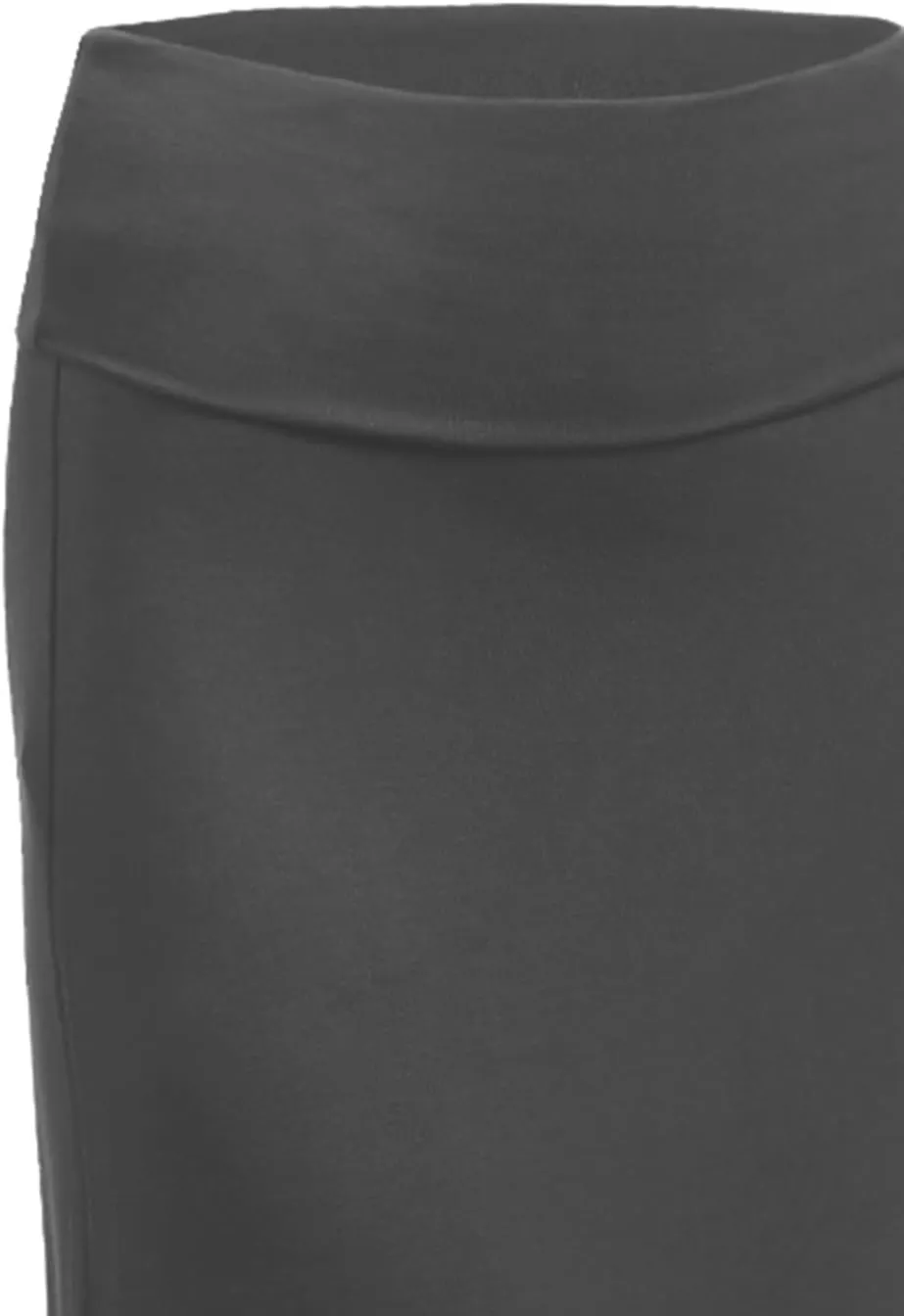 NE PEOPLE Women's Stretchy Premium Basic Elastic Waist Foldover Jersey Maxi Skirts