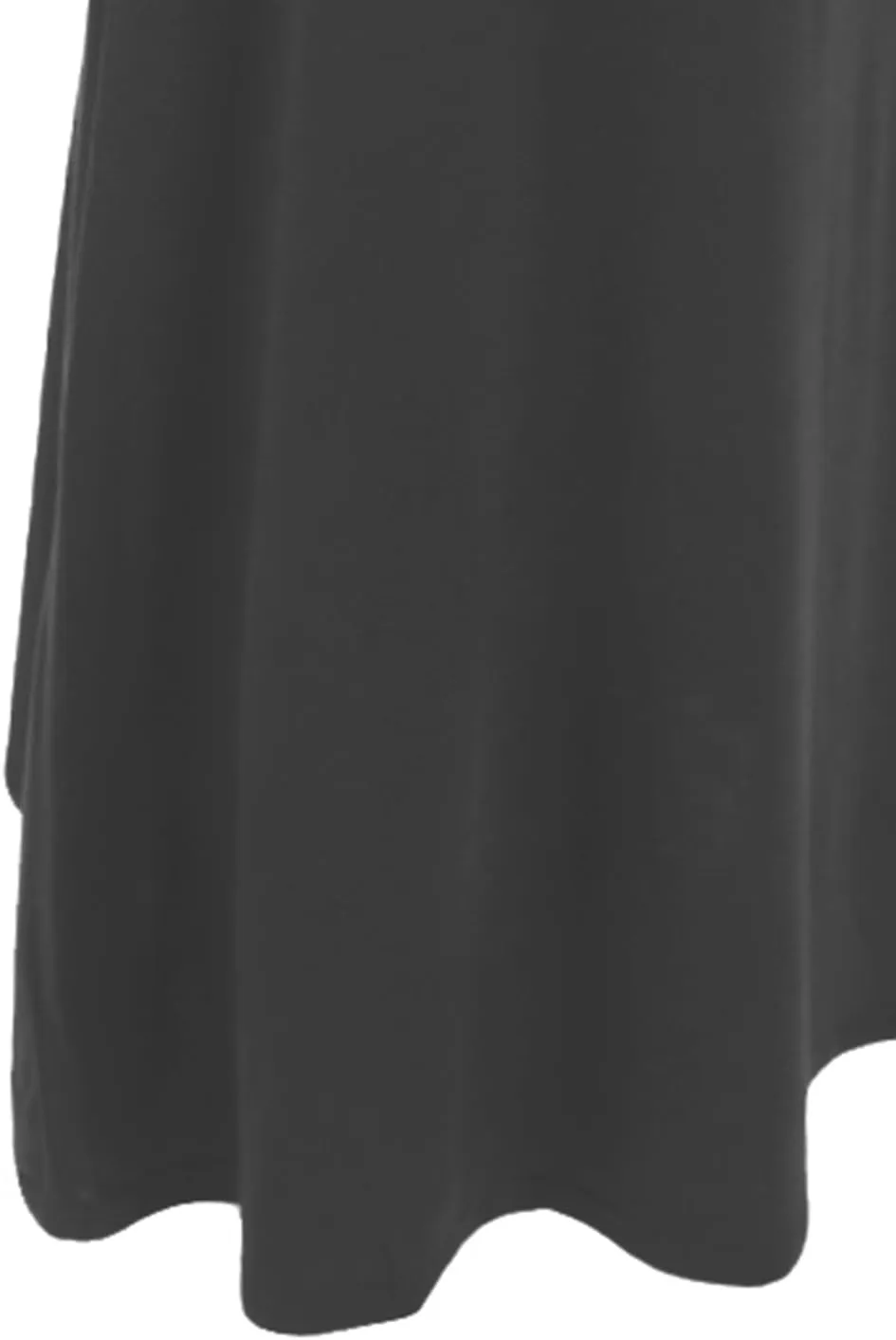 NE PEOPLE Women's Stretchy Premium Basic Elastic Waist Foldover Jersey Maxi Skirts